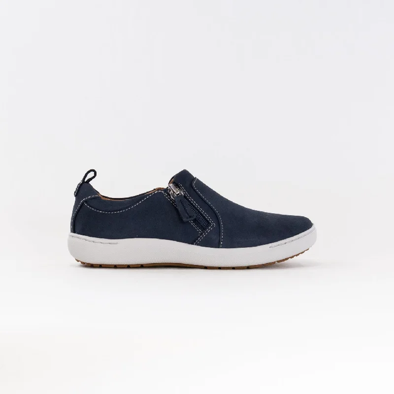 Clarks Nalle Lilac (Women's) - Navy Nubuck