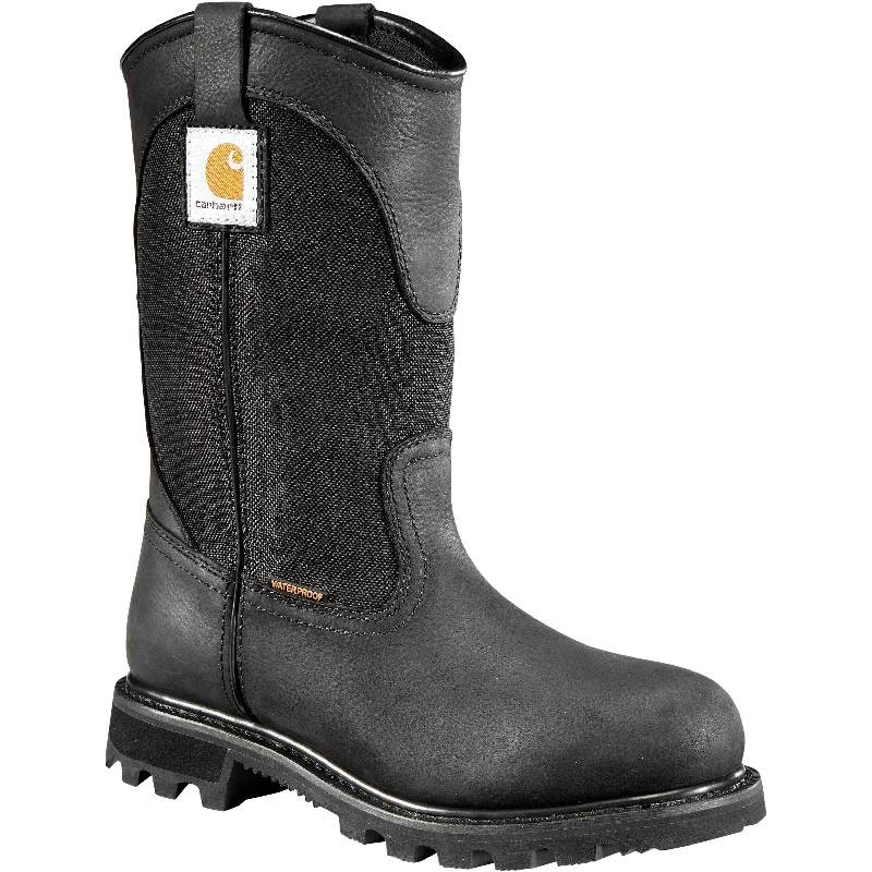 Carhartt Women's 10" WP Wellington Work Boot - Black - CWP1151