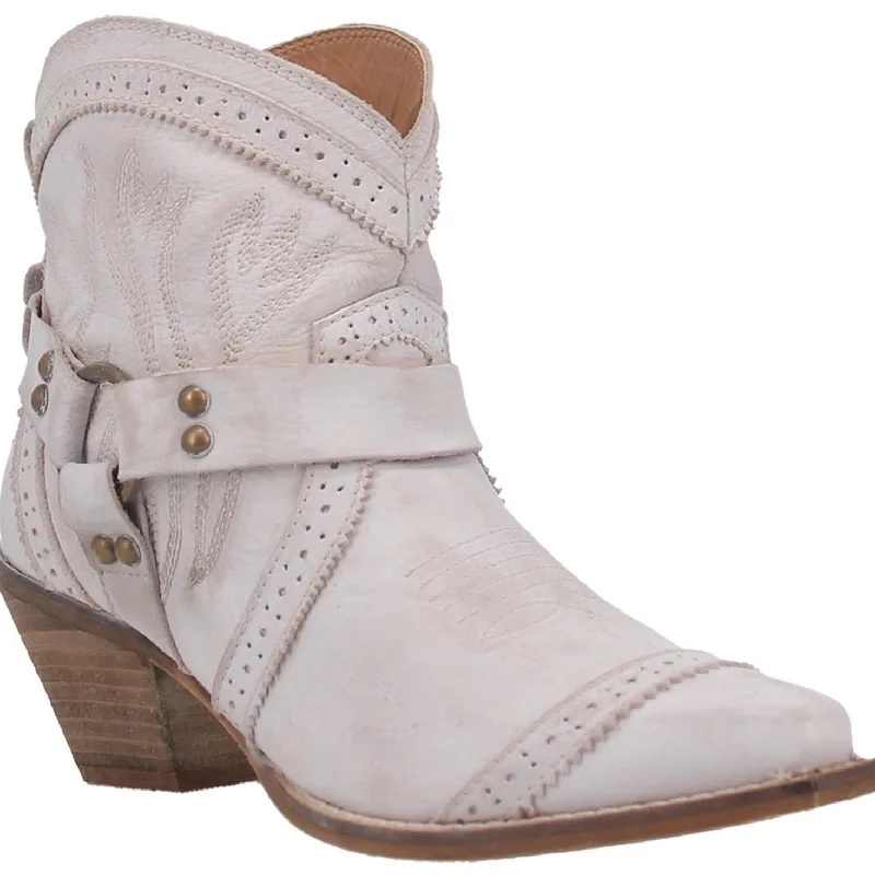 Dingo Women's Gummy Bear Off White Western Booties