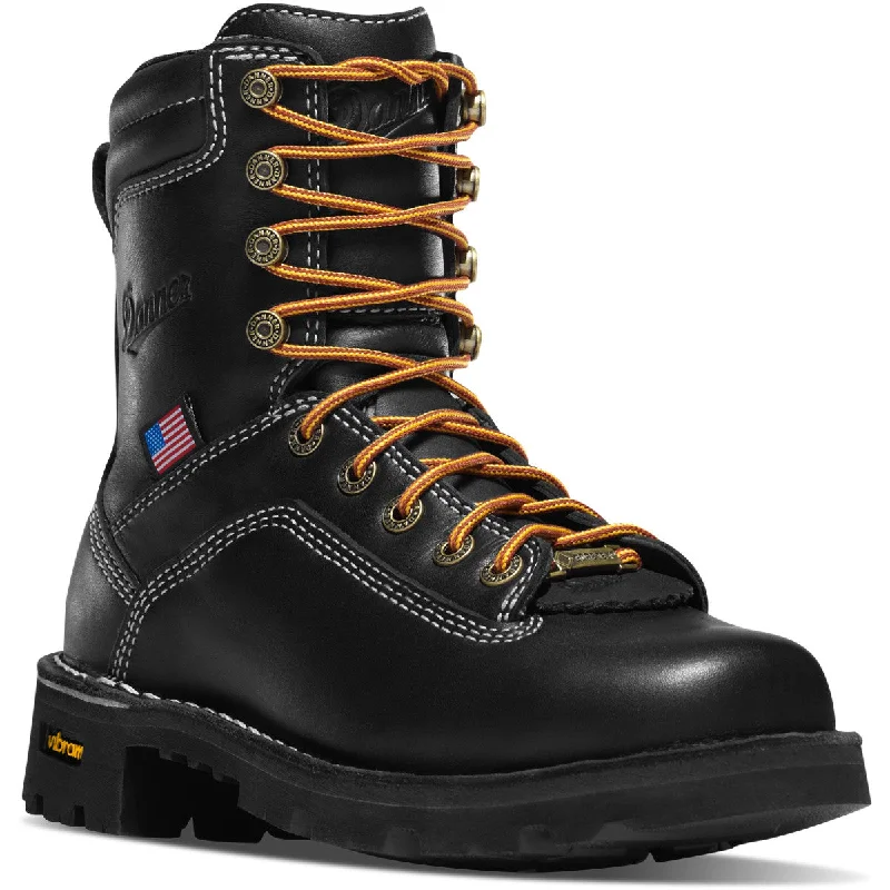 Danner Women's Quarry USA Made Waterproof Work Boot - Black - 17323