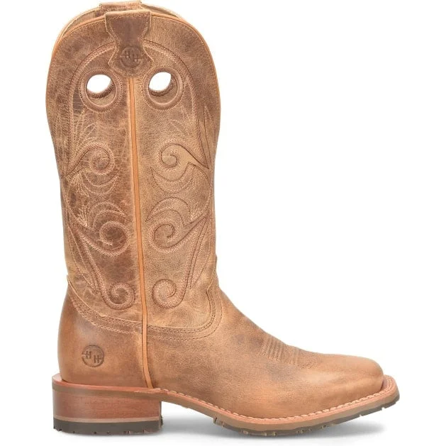 Double H Women's Kenna 12" Wide ST Slip Resist Roper Work Boot -Brown- DH7035