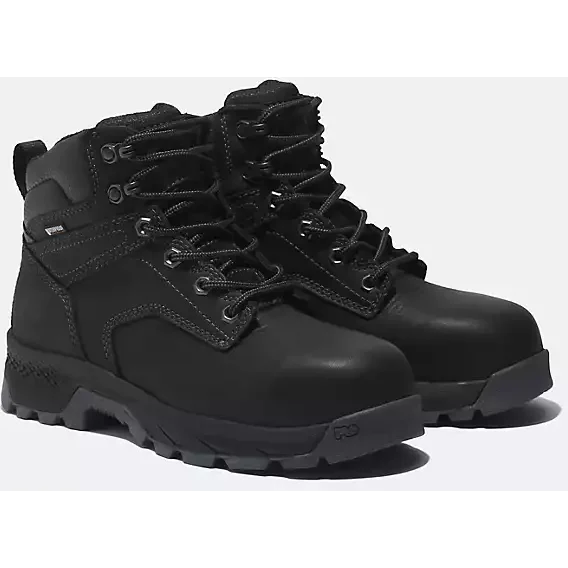 Timberland Pro Women's Titan 6" Comp Toe WP Work Boot -Black- TB1A5WUY001