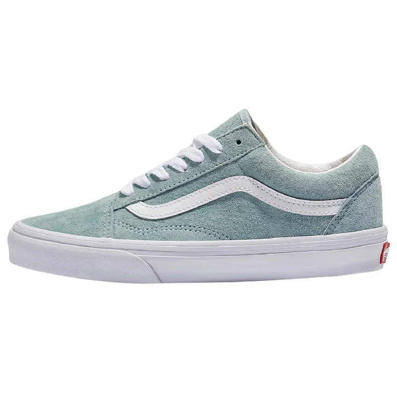 Vans Old Skool Pig Suede Shoes Gray Mist