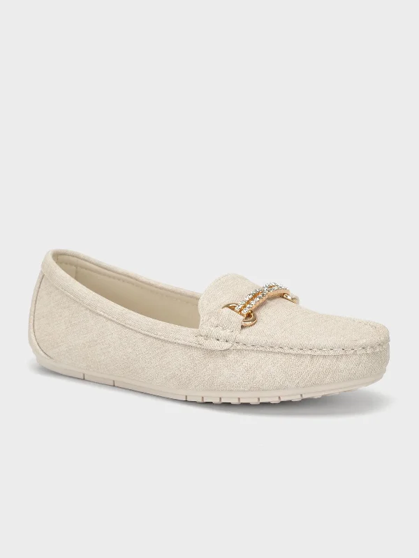 Womens "NARWAT" Flat Casual Moccasins