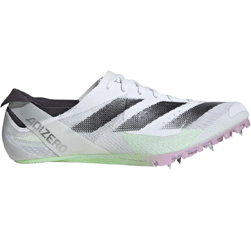 adidas Adizero Finesse Running Spikes Cloud White / Core Black / Green Spark