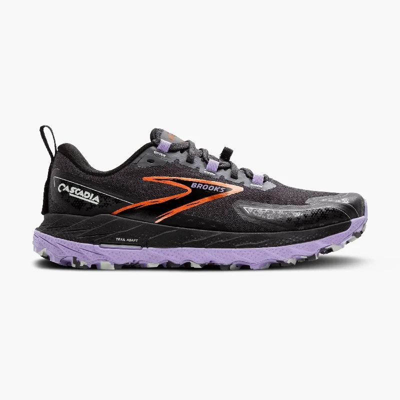 Brooks Cascadia 18 Wide | Ebony / Lavender / Copper | Womens