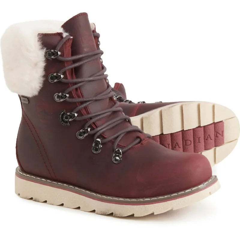 Cambridge Boot In Burgundy