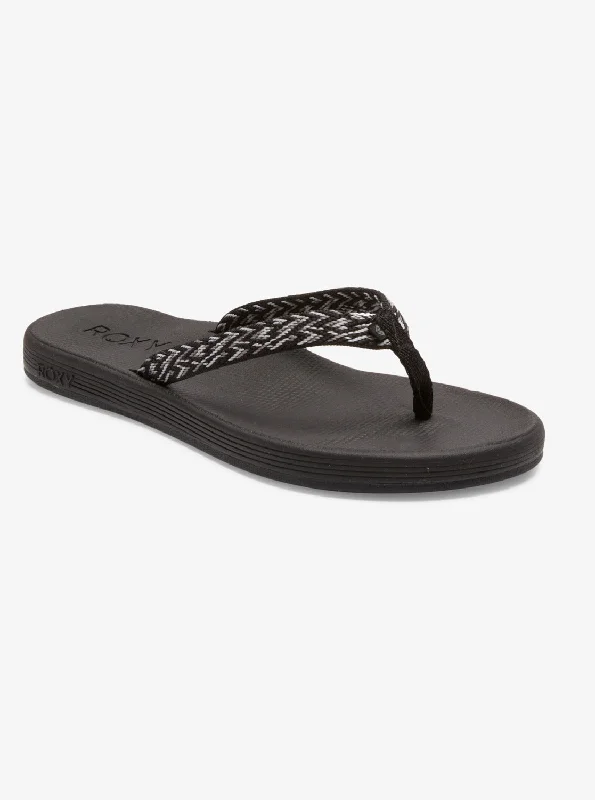 Clemente Flip-Flops - Anthracite/Black