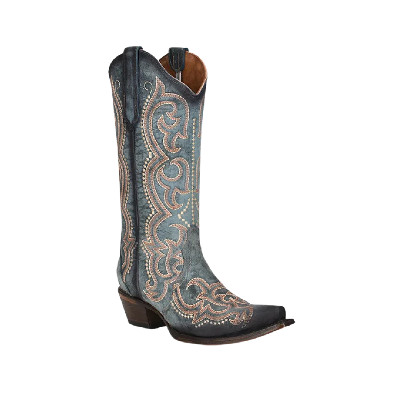 Corral Women's Circle G Jean Western Blue Boots