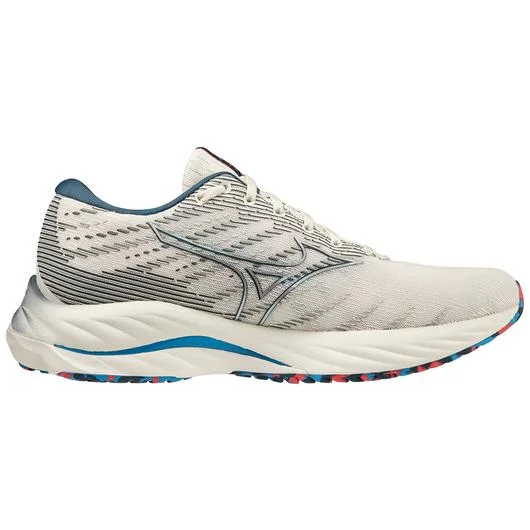 Mizuno Wave Rider 26 (Snow White/Silver) - Women's