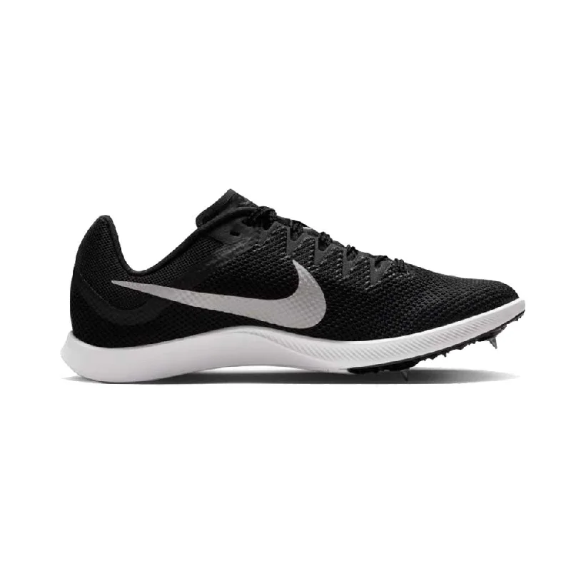 All Gender Nike Zoom Rival Distance Spikes - Black/Metallic Silver/Lt Smoke - Regular (D)