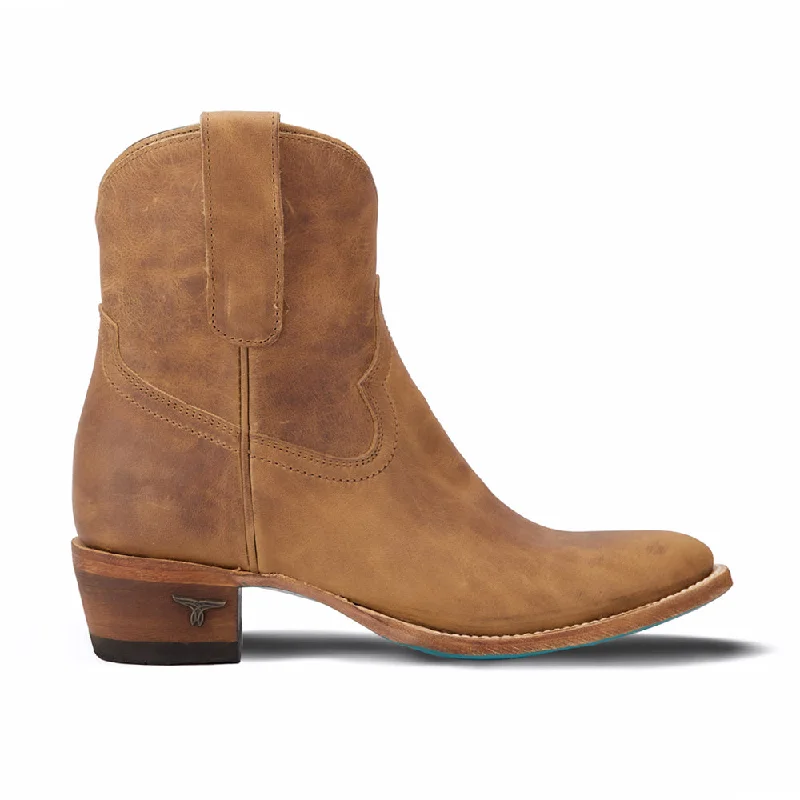 Plain Jane Round Toe Zippered Cowboy Booties