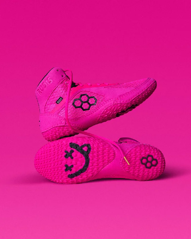 RUDIS Alpha 2.0 Adult Wrestling Shoes - Happy Pink