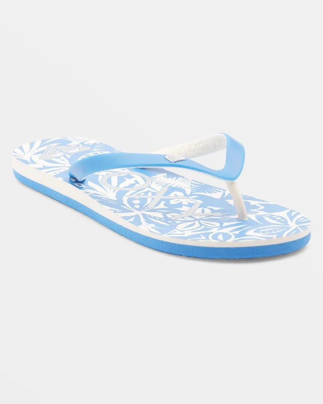 Tahiti Flip-Flops - Blue Jay/White