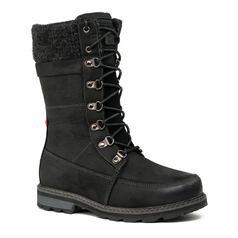 Women's Ice Fall Boots In Black