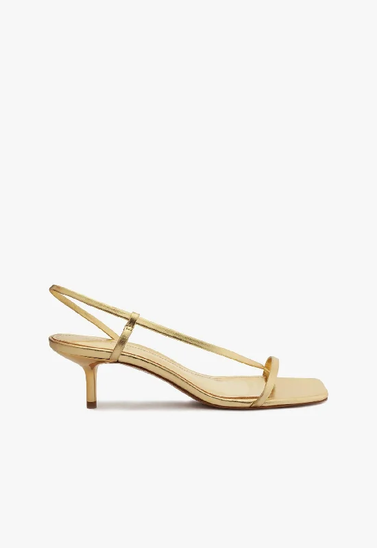 Heloise Metallic Nappa Sandal