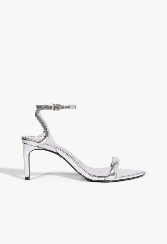 Skye Mid Stiletto Specchio Leather Sandal