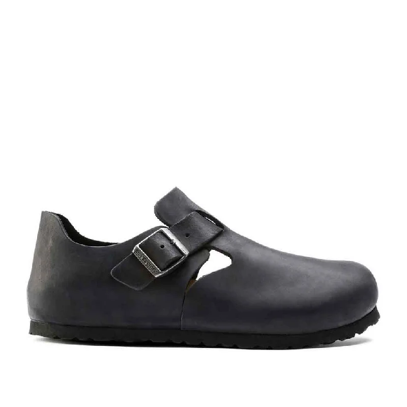 Birkenstock London Clog for Women - Black Leather