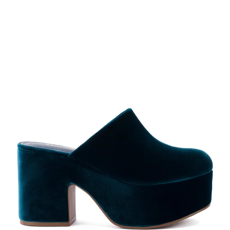 Miso Platform Clog In Deepsea Velvet