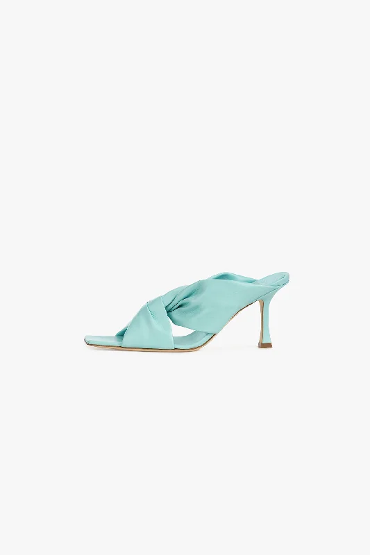 Georgina Twisted Mule Turquoise